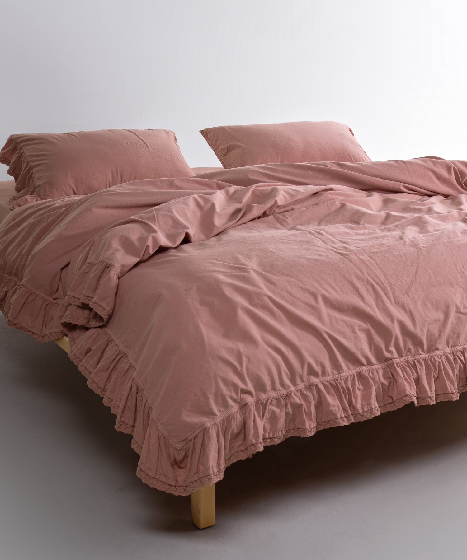 Sicilia Rose %100 Pamuk Nevresim Takımı – Stonewashed | Limasso