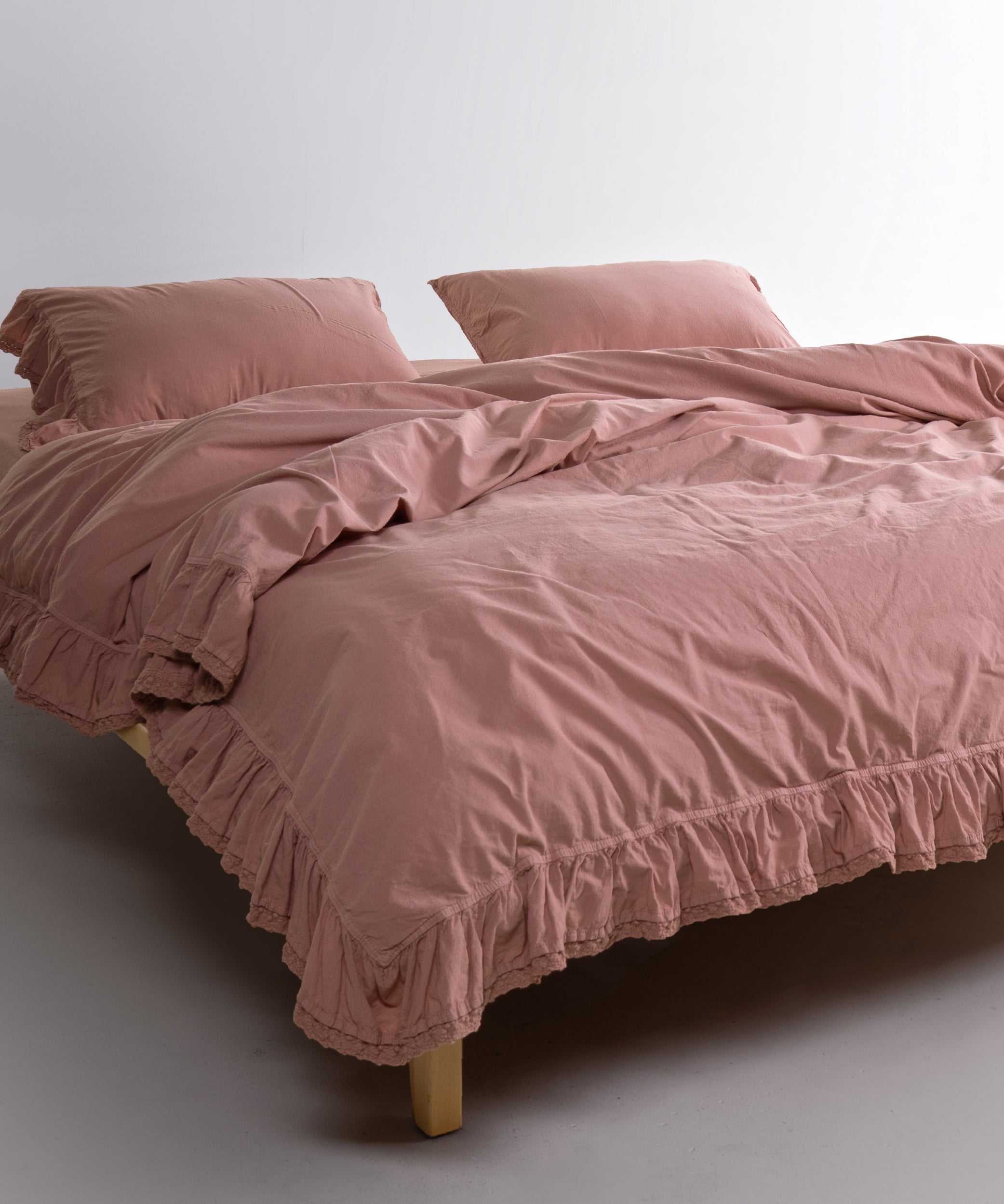 Sicilia Rose %100 Pamuk Nevresim Takımı – Stonewashed | Limasso