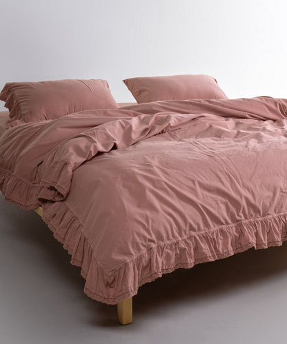 Sicilia Rose %100 Pamuk Nevresim Takımı – Stonewashed | Limasso