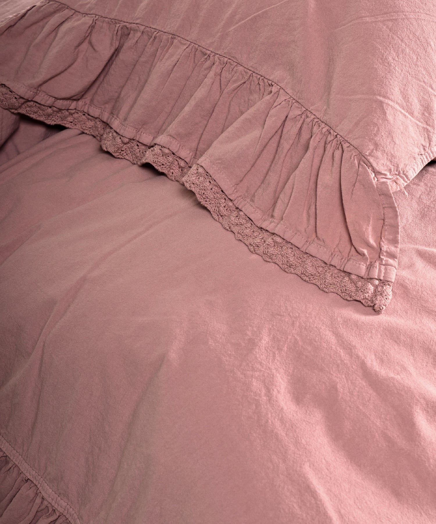 Sicilia Rose %100 Pamuk Nevresim Takımı – Stonewashed | Limasso