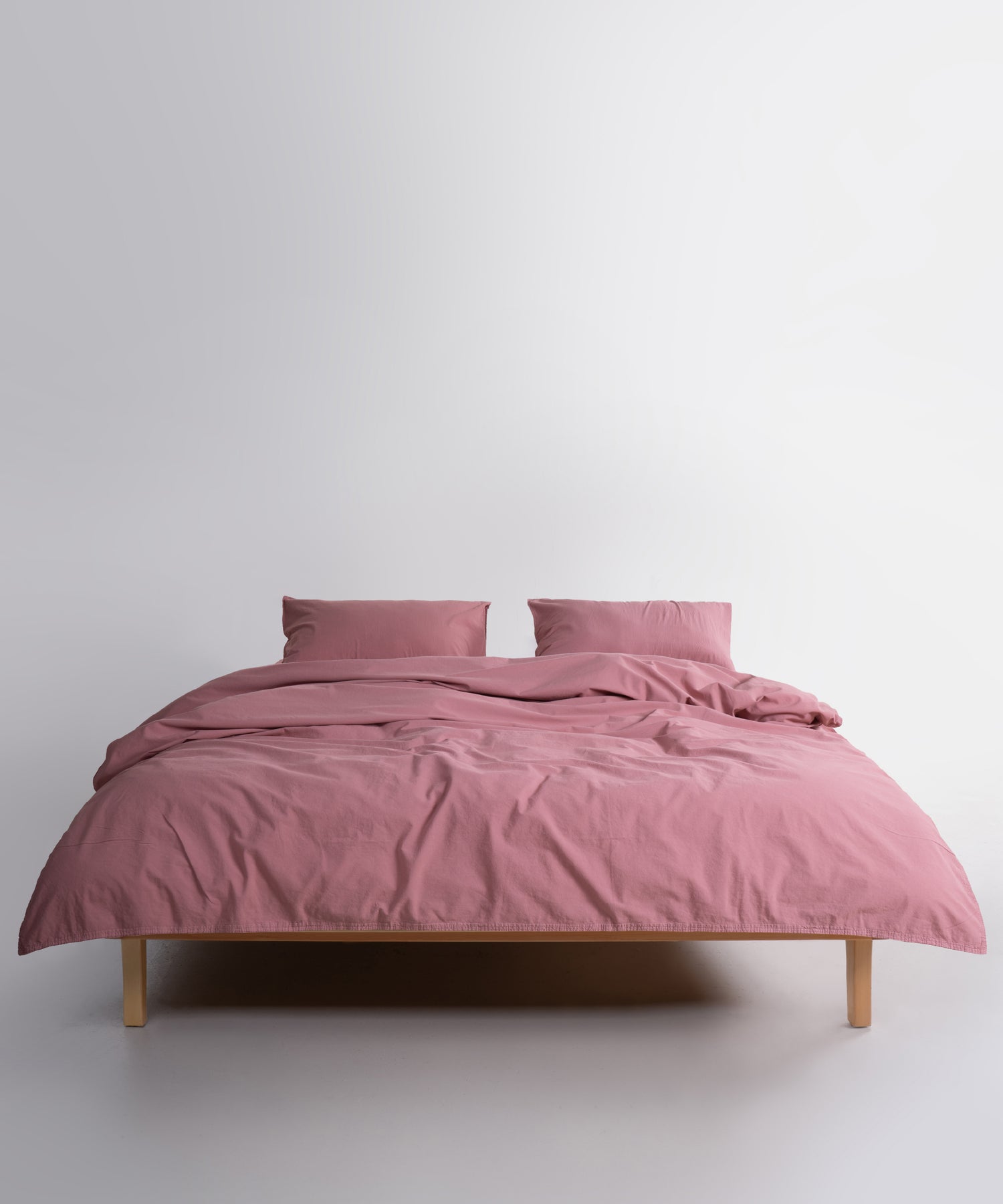 Ephesus Stonewash 100% Yıkanmış Pamuk Nevresim Seti Old Rose