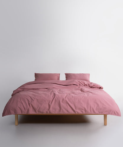 Ephesus Stonewash 100% Yıkanmış Pamuk Nevresim Seti Old Rose