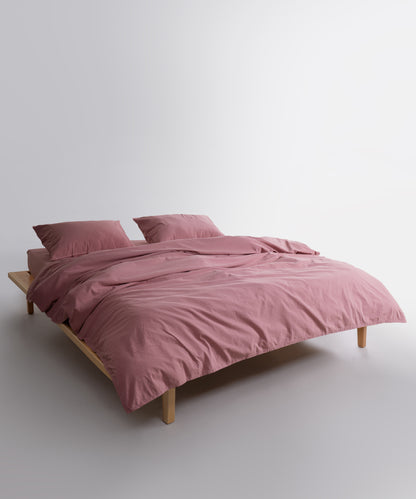 Ephesus Stonewash 100% Yıkanmış Pamuk Nevresim Seti Old Rose