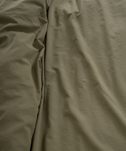 Stonewashed Olive 100% Soft Pamuk Düz Çarşaf | Limasso
