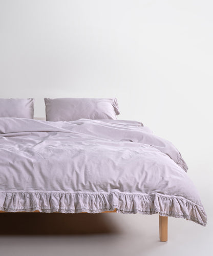 Sicilia Opal Grey %100 Pamuk Nevresim Takımı – Stonewashed | Limasso