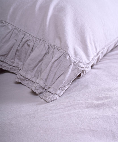 Sicilia Opal Grey %100 Pamuk Nevresim Takımı – Stonewashed | Limasso