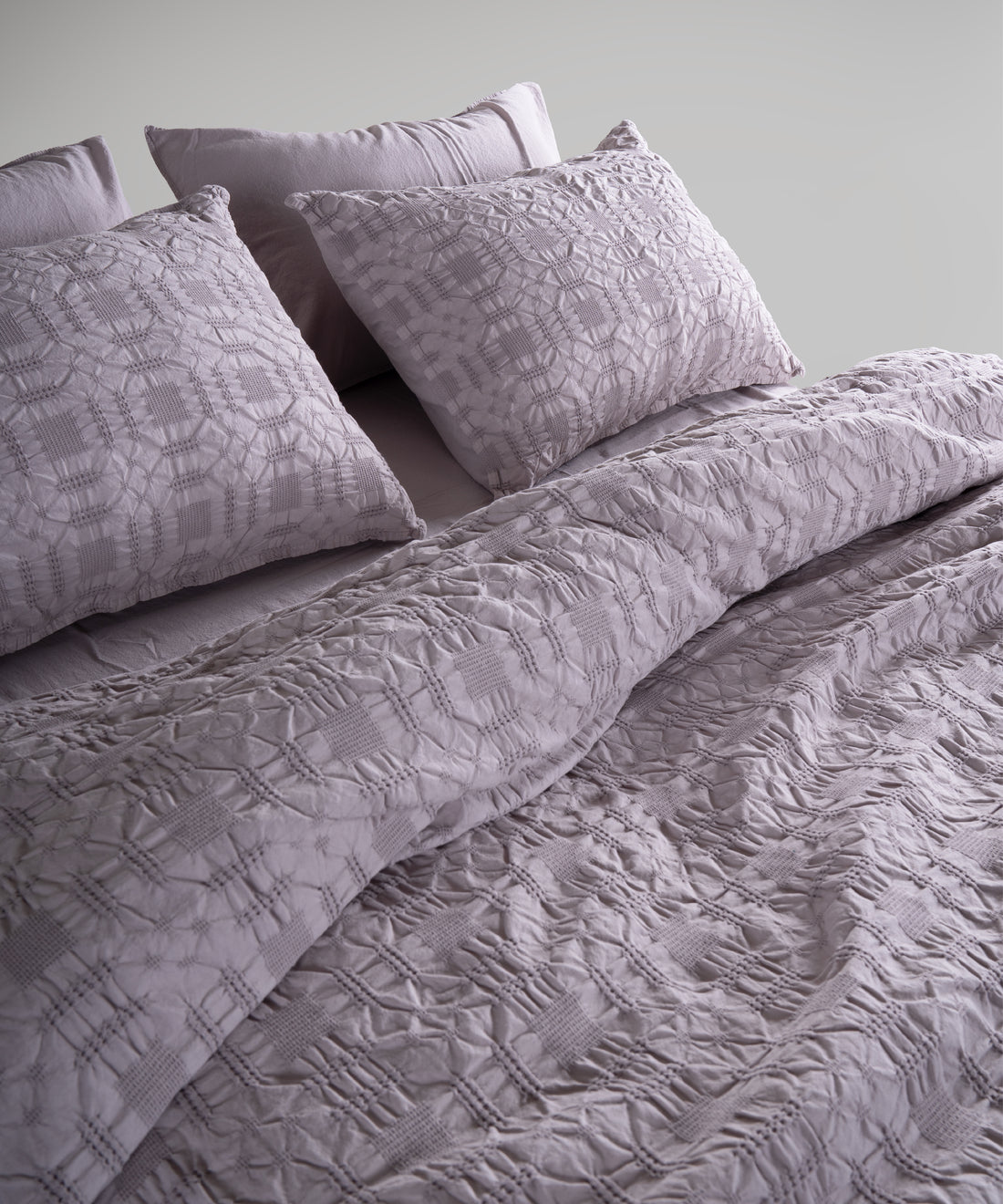 Kristal %100 Pamuk Stonewash Nevresim Takımı - Opal Grey