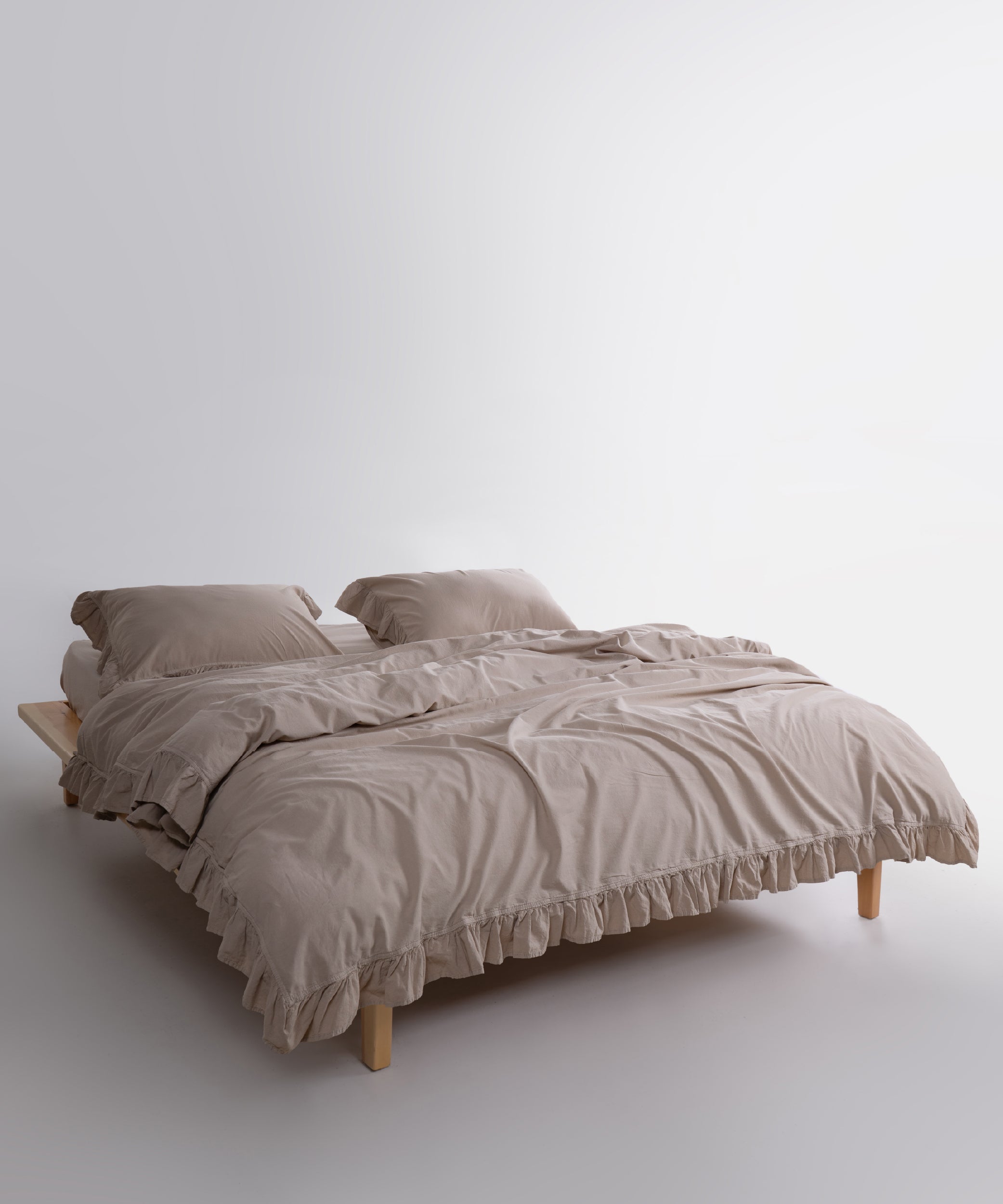 Exclusive Stonewash 100% Yıkanmış Pamuk Nevresim Takımı Oxfordtan