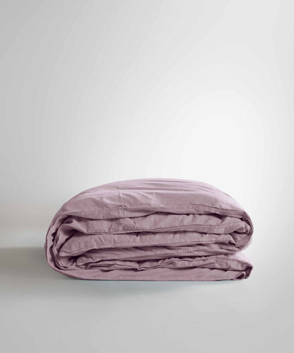Stonewash 100% Yıkanmış Pamuk Nevresim Seti Pale Mauve