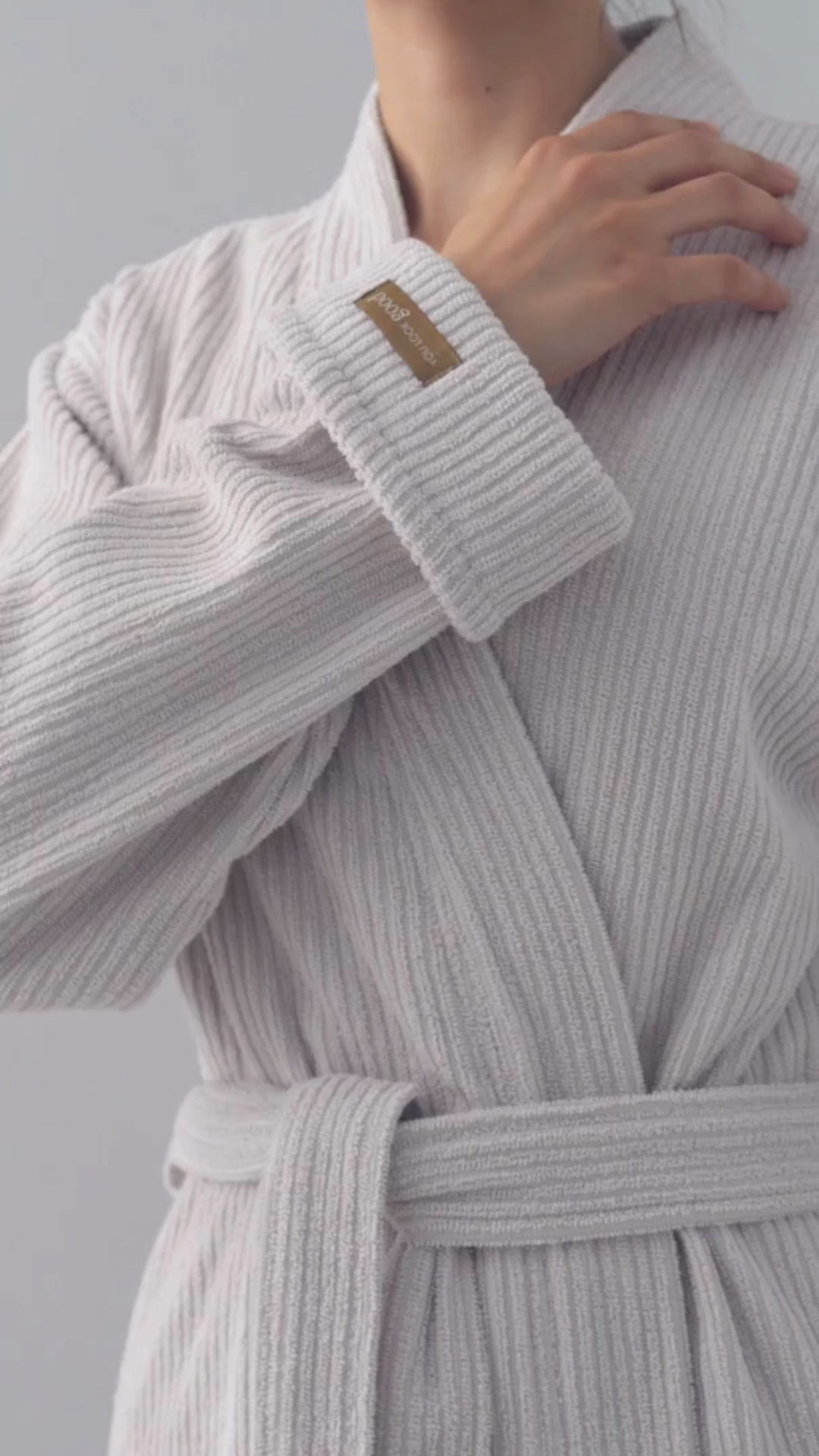 Pana - Unisex Bornoz Stone