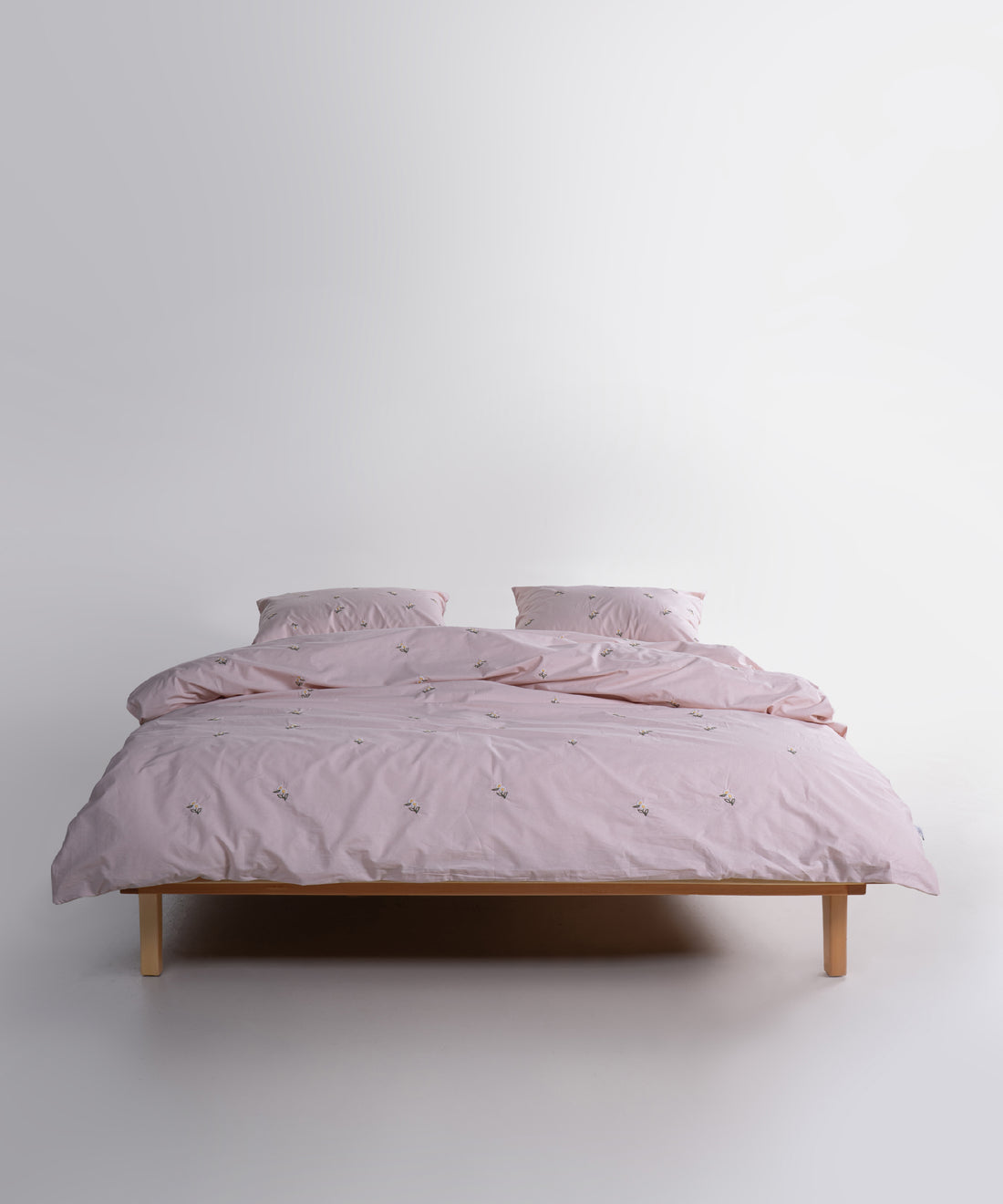 Papatya 100% Pamuk Nakışlı Nevresim Takımı - Pristine