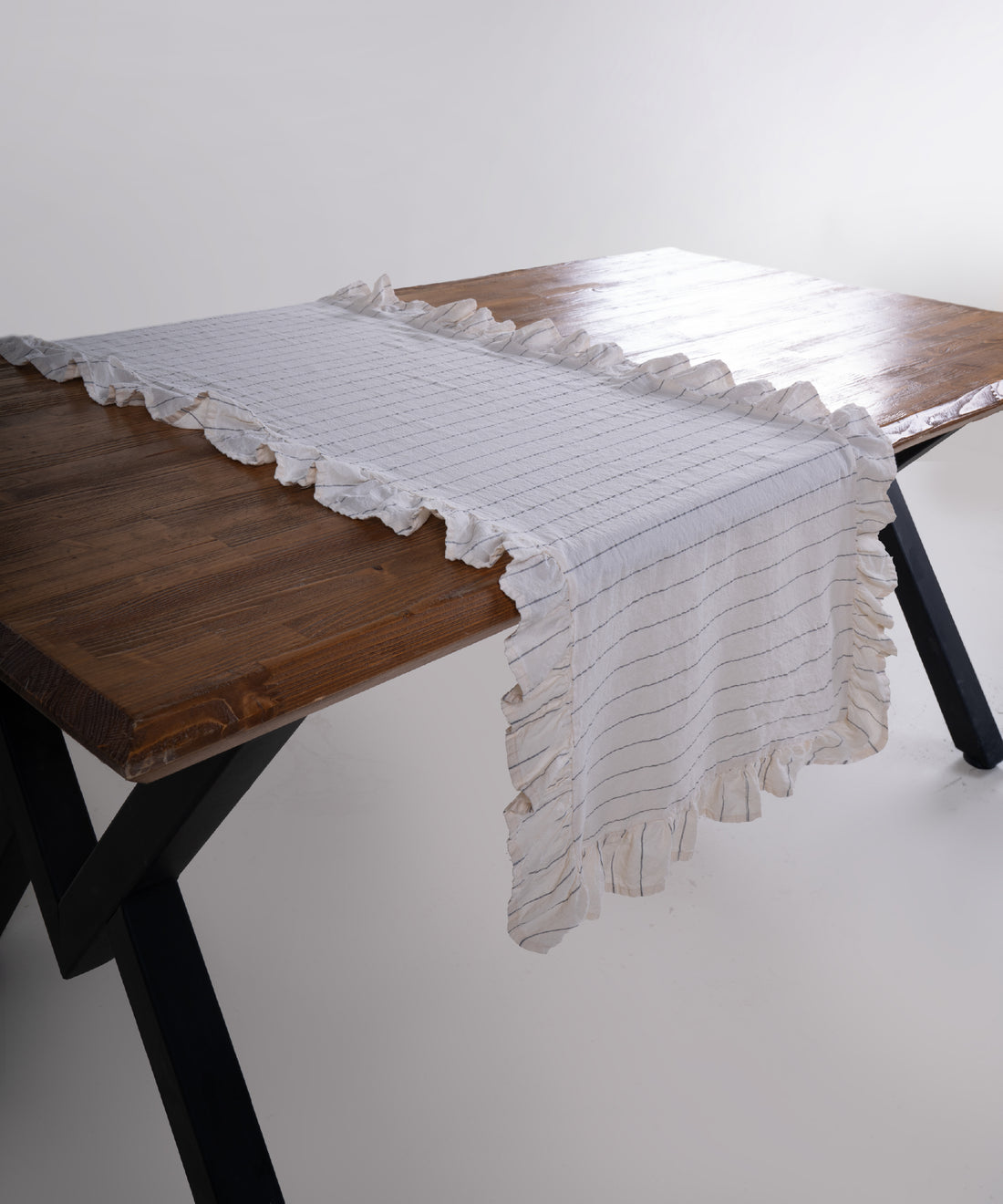 Leila %100 Pamuk Garment Wash Runner 2&