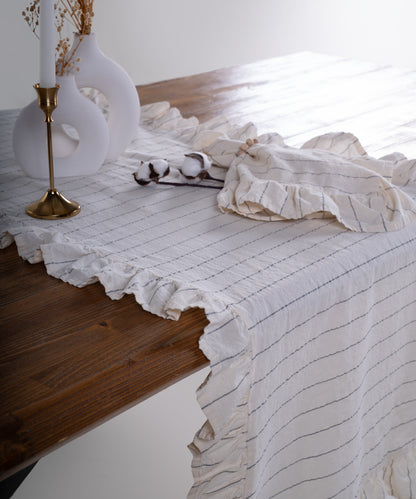 Leila %100 Pamuk Garment Wash Runner 2&