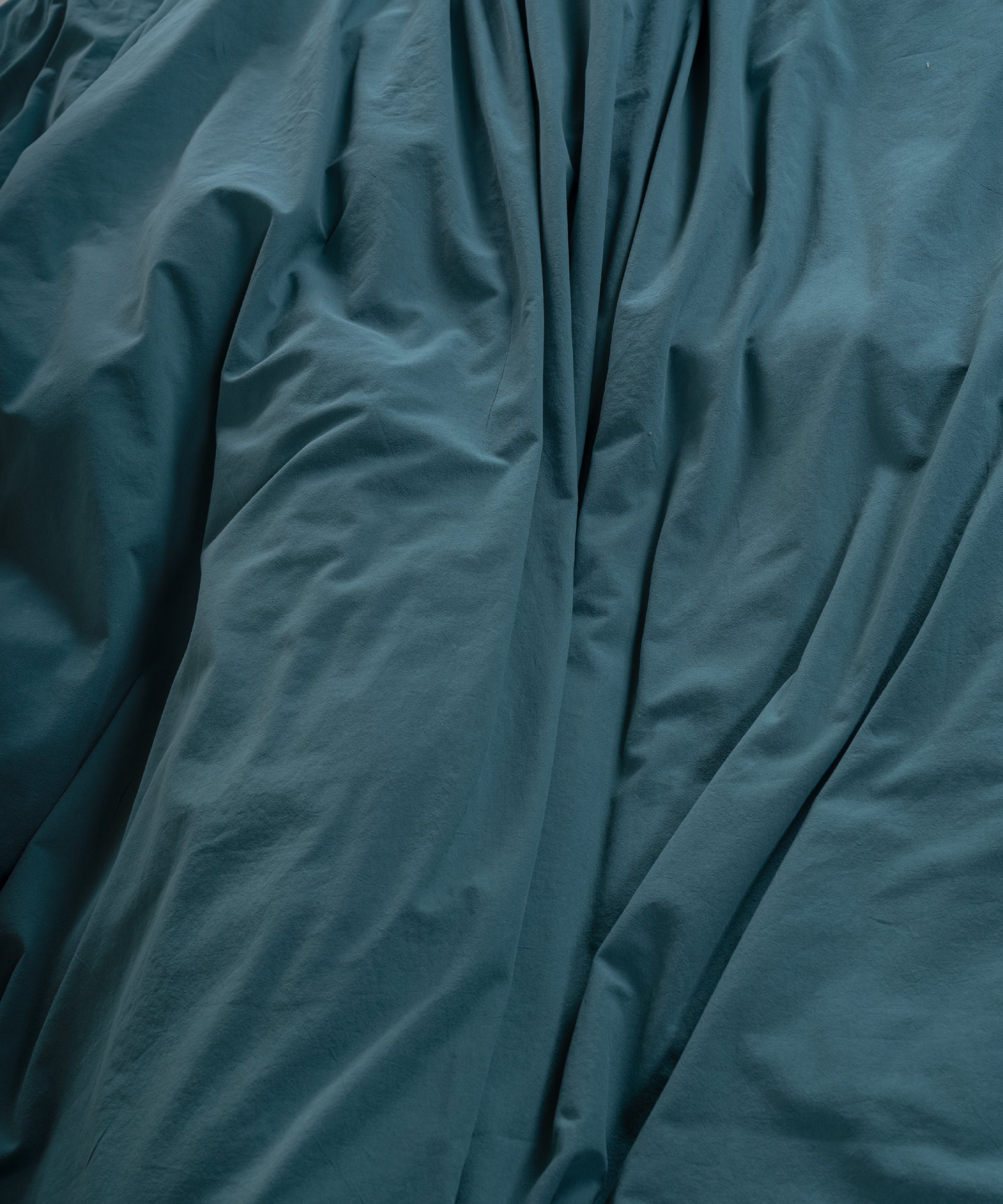 Stonewashed Dark Green 100% Soft Pamuk Düz Çarşaf | Limasso