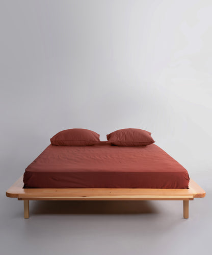 Ephesus Stonewash 100% Yıkanmış Pamuk Nevresim Takımı Cinnamon Stick