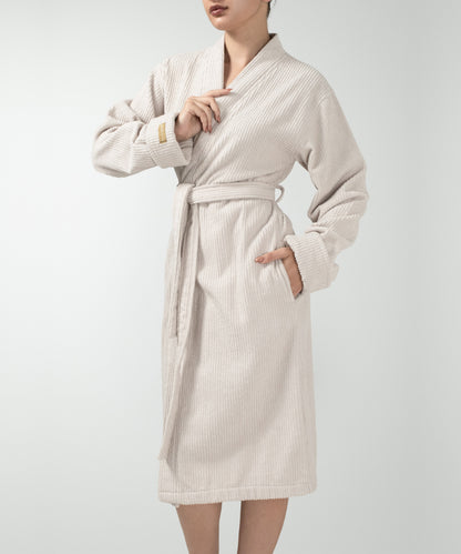 Pana - Unisex Bornoz Stone