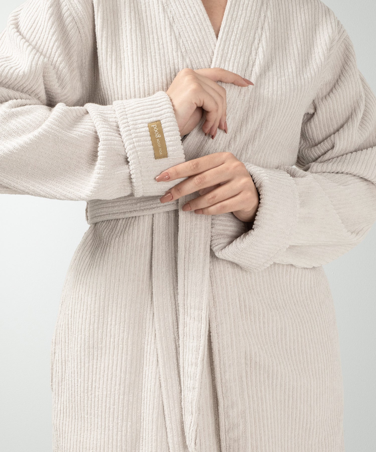 Pana - Unisex Bornoz Stone