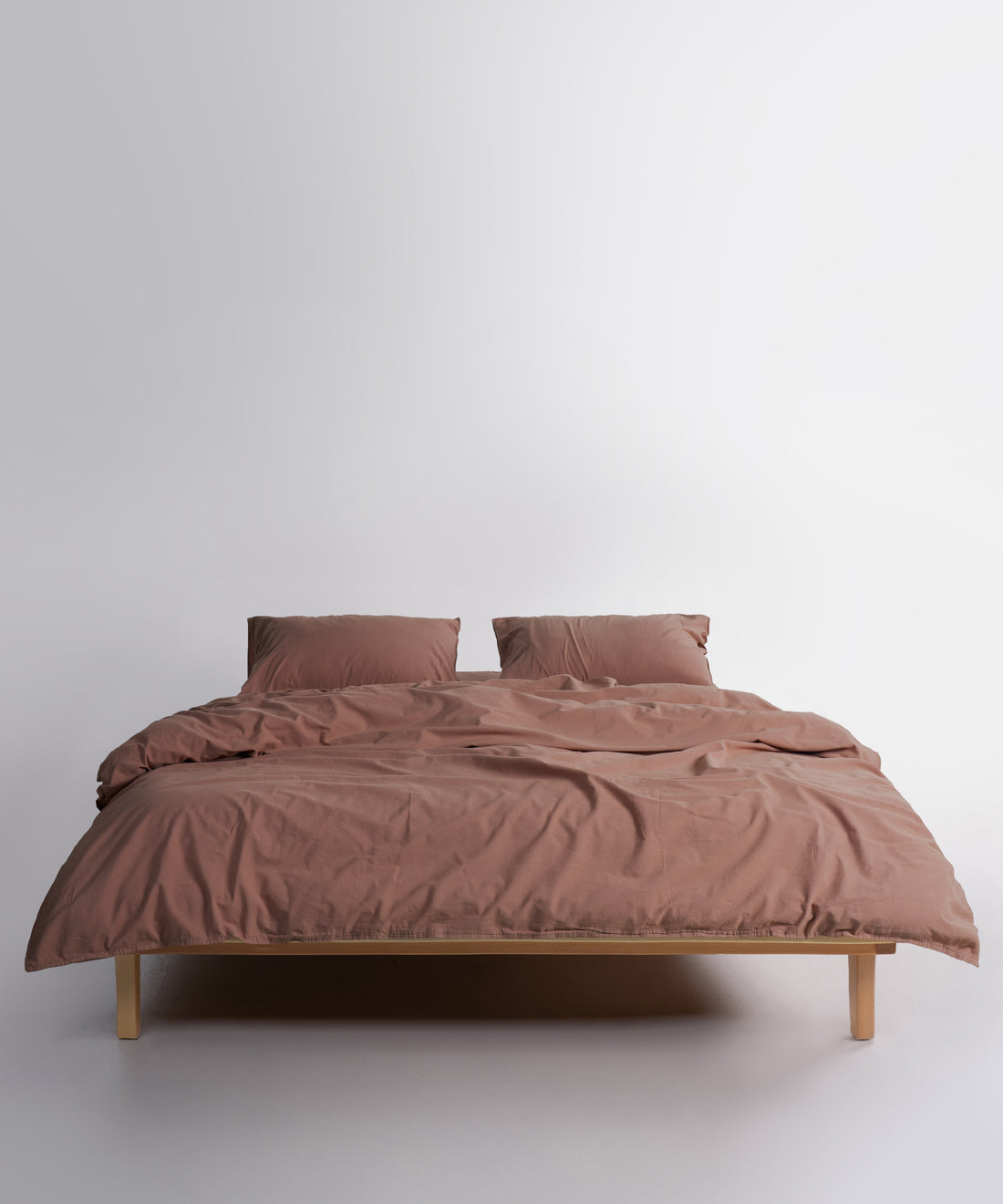 Ephesus Stonewash 100% Yıkanmış Pamuk Nevresim Seti Wood Smoke